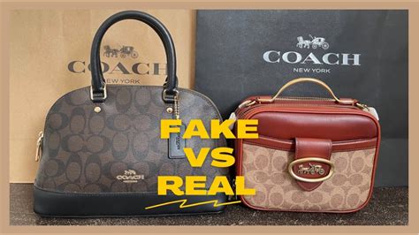 coach handbag coach bag fake vs real|how to authenticate coach bag.